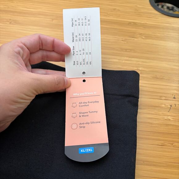 Shapermint XL/XXL Black High Waisted Shaper Panty 54008 Shapewear Neutral Comfy - Picture 10 of 10